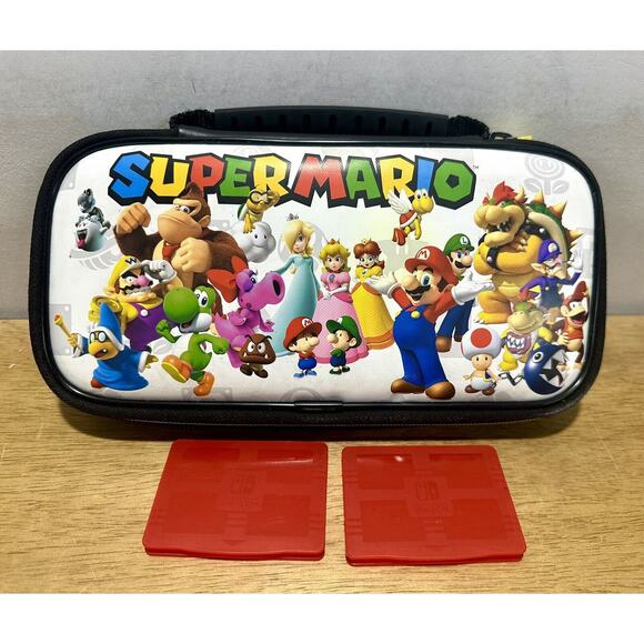 Super Mario Nintendo Switch / Lite / Oled Case - Carrying Case - Travel Case‎ - Picture 1 of 9